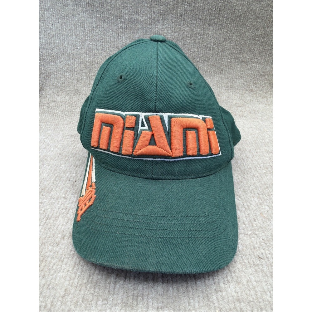 Vintage Miami Hurricanes Hat Cap Embroidered American Needle Fitted Size 7